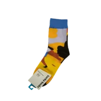 جوراب فانتزی نیم ساق طرح طبیعت lucky socks