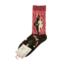 جوراب ساق بلند فانتزی طرحدار برند lucky socks